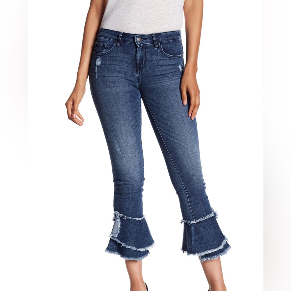 Jessica Simpson Forever Ruffle Hem Jeans